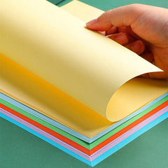 100sheets Colorful Origami Paper Cutting Paper Copy Paper Creative DIY Solid Pap
