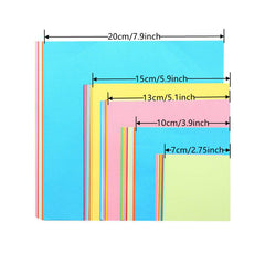 100sheets Colorful Origami Paper Cutting Paper Copy Paper Creative DIY Solid Pap