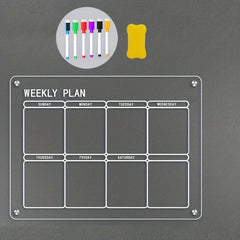 Acrylic Magnetic Fridge Calendar Set