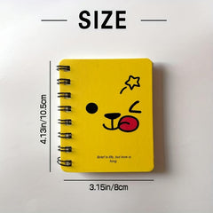 Small Notepad Notebook Funny Cartoon Book Note Pads With Lines