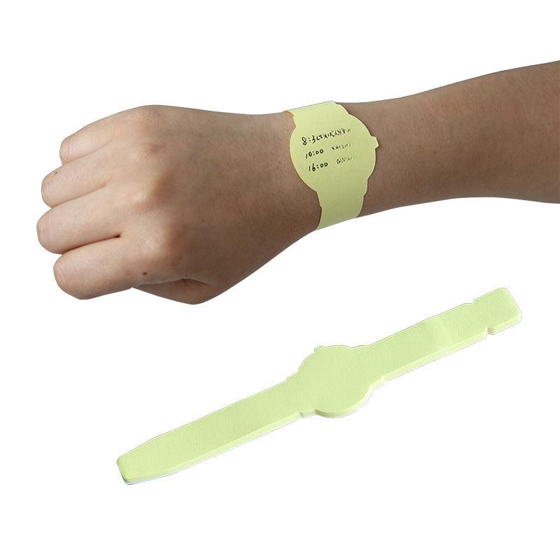 50 Pages Watch Sticky Notes For Instant Reminder On Wrist Memo Pad Watch Memo