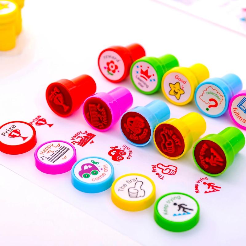 10-Piece Teacher Assistant Stamp Set for Student Feedback