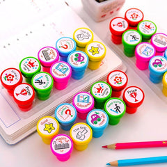 10-Piece Teacher Assistant Stamp Set for Student Feedback