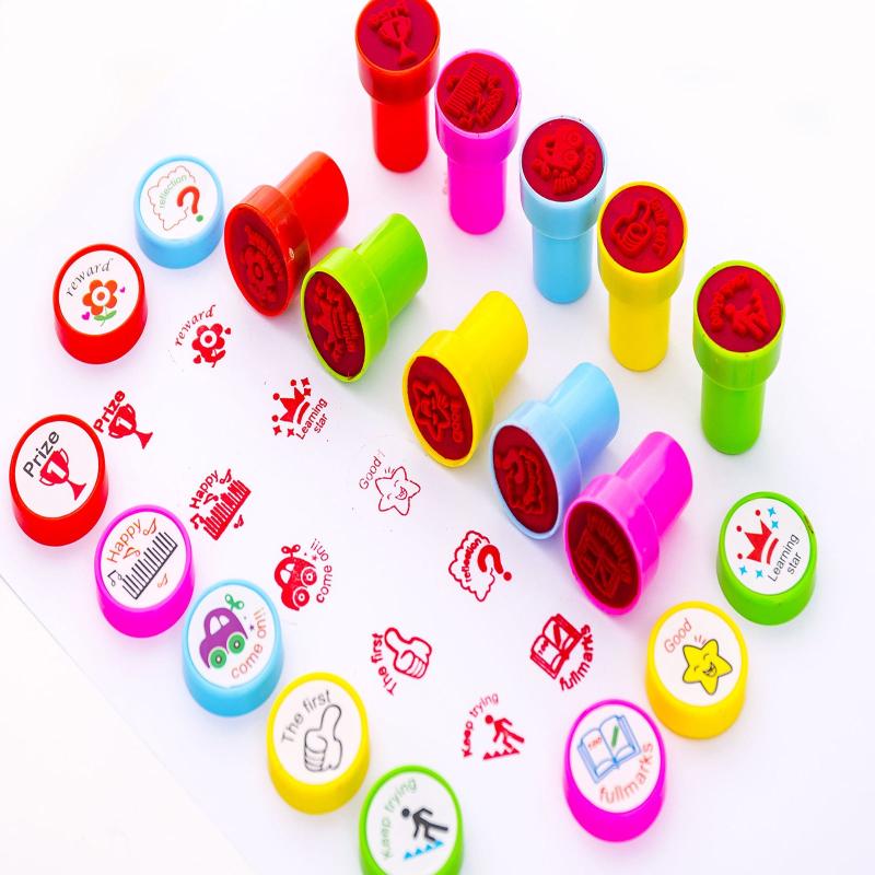 10-Piece Teacher Assistant Stamp Set for Student Feedback