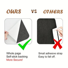 Large Self-Adhesive Felt Board Wall Sticker 29.97x39.88 cm
