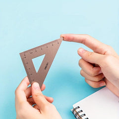 Aluminum Alloy Drafting Set Triangular Ruler Protractor