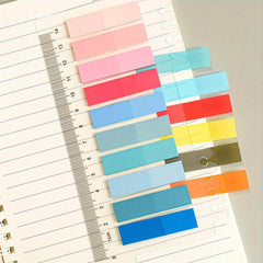 5 Styles PET Sticky Notes 200 Sheets