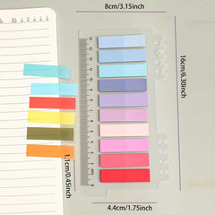 5 Styles PET Sticky Notes 200 Sheets