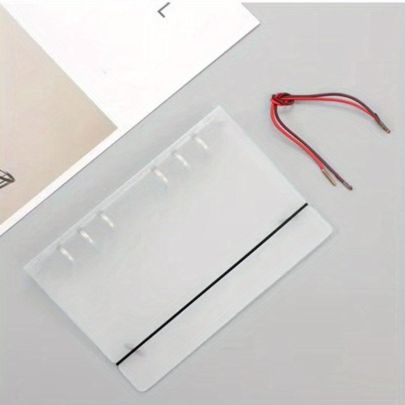 PP Frosted Translucent Binder A5 B5 A6 6-Hole Loose Leaf Book Case