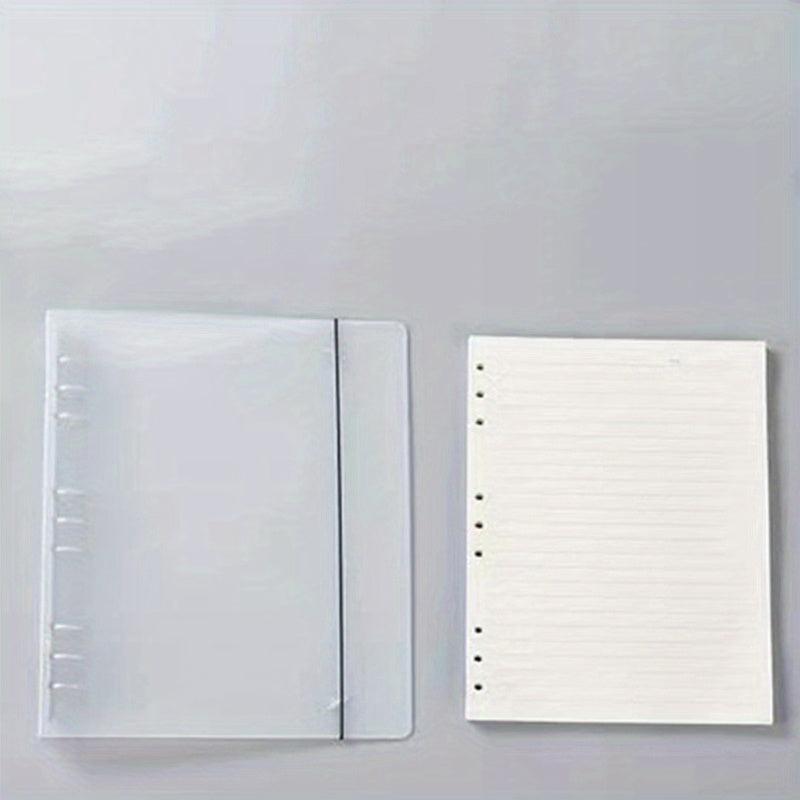 PP Frosted Translucent Binder A5 B5 A6 6-Hole Loose Leaf Book Case