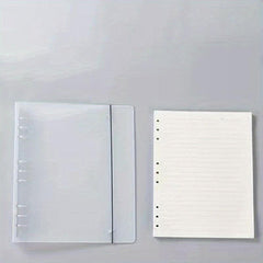 PP Frosted Translucent Binder A5 B5 A6 6-Hole Loose Leaf Book Case
