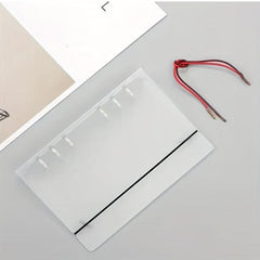 PP Frosted Translucent Binder A5 B5 A6 6-Hole Loose Leaf Book Case