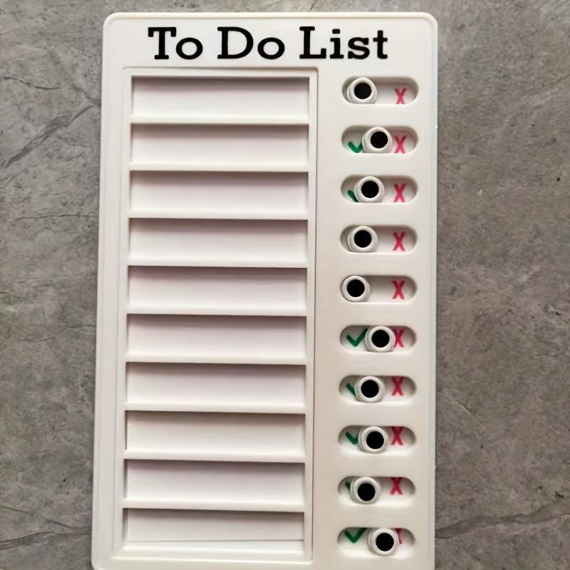 1pc Memo Plastic Board RV Note Message Board RV Checklist