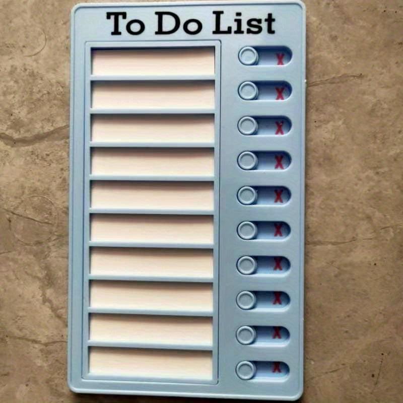 1pc Memo Plastic Board RV Note Message Board RV Checklist