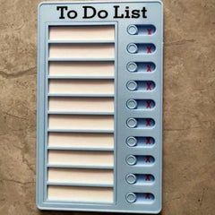 1pc Memo Plastic Board RV Note Message Board RV Checklist