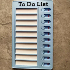 1pc Memo Plastic Board RV Note Message Board RV Checklist