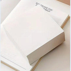 Thick Brick Sticky Notes 400 Pages Blank Draft Paper Tearable Square Note Paper