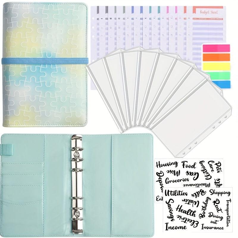 A6 Cash Envelopes Budget Organizer With 8pcs Cash Envelopes & Stickers