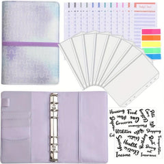 A6 Cash Envelopes Budget Organizer With 8pcs Cash Envelopes & Stickers