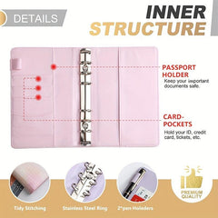 A6 Cash Envelopes Budget Organizer With 8pcs Cash Envelopes & Stickers