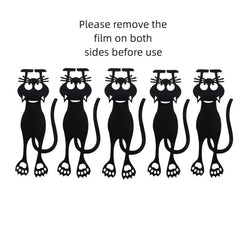 Hollow Out Little Cat Bookmark Acrylic Bookmark Creative Cat Label