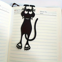 Hollow Out Little Cat Bookmark Acrylic Bookmark Creative Cat Label