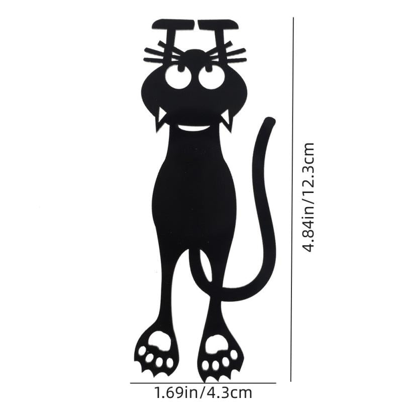 Hollow Out Little Cat Bookmark Acrylic Bookmark Creative Cat Label