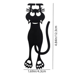 Hollow Out Little Cat Bookmark Acrylic Bookmark Creative Cat Label
