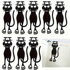 Hollow Out Little Cat Bookmark Acrylic Bookmark Creative Cat Label