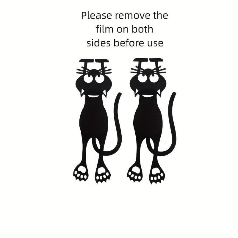 Hollow Out Little Cat Bookmark Acrylic Bookmark Creative Cat Label
