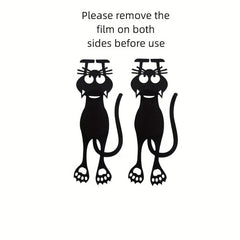 Hollow Out Little Cat Bookmark Acrylic Bookmark Creative Cat Label