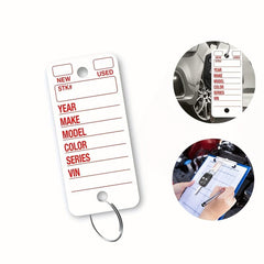 Poly Tag Key Tags With Ring 100 Key Tag Count