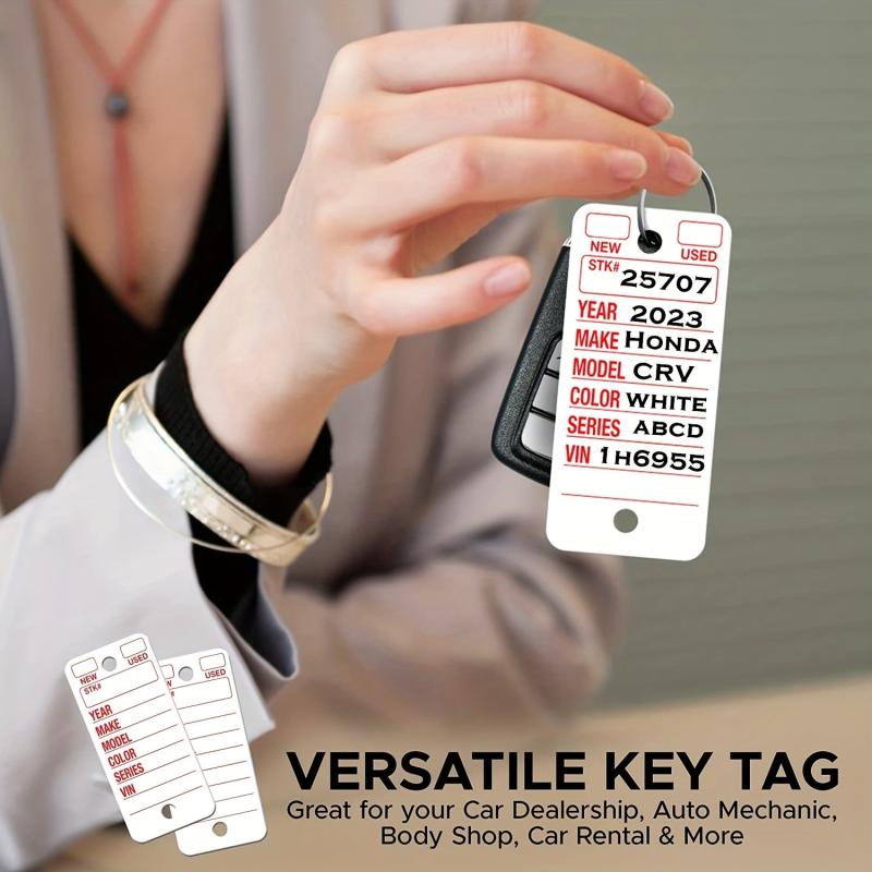 Poly Tag Key Tags With Ring 100 Key Tag Count