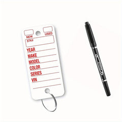 Poly Tag Key Tags With Ring 100 Key Tag Count