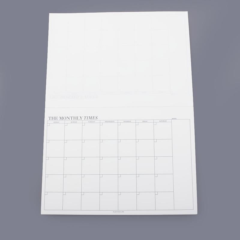 60 Sheets Minimalist Rippable Notepad Weekly & Monthly Planner