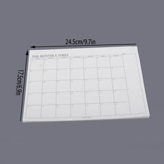 60 Sheets Minimalist Rippable Notepad Weekly & Monthly Planner