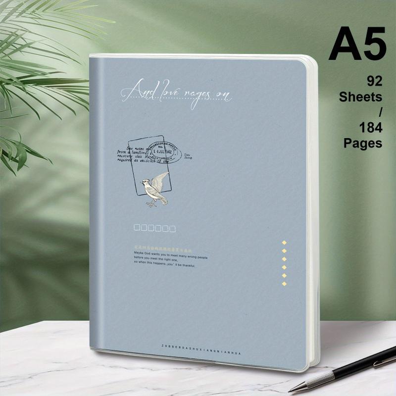 B5 Waterproof Soft Surface PP Glue Cover Notebook