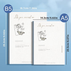 B5 Waterproof Soft Surface PP Glue Cover Notebook