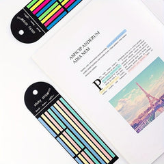 Page Markers Tabs Sticky Index Tabs Transparent Highlighter Strips