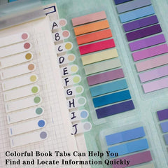 200pcs Sticky Tabs for Annotating Books Page Markers Clear Sticky Notes