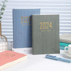 A5 Daily Planner Notebook 365 Days English Calendar