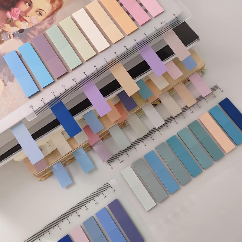 800 Pcs Sticky Tabs 40 Colors Translucent Index Tabs