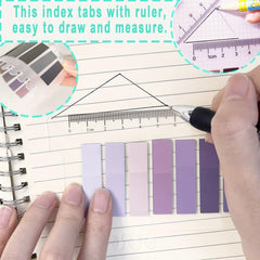 800 Pcs Sticky Tabs 40 Colors Translucent Index Tabs