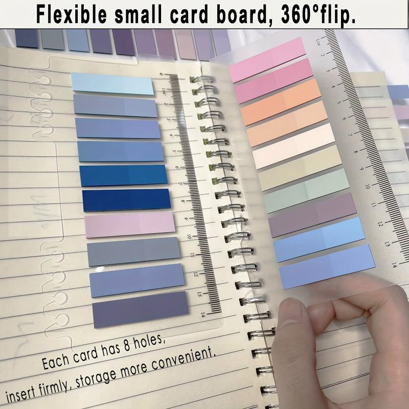 800 Pcs Sticky Tabs 40 Colors Translucent Index Tabs