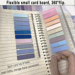 800 Pcs Sticky Tabs 40 Colors Translucent Index Tabs