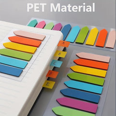 3600pcs Morandi Sticky Page Tabs For Annotating - Transparent Index Tabs