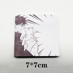 Anime Sticky Notes Memo Pads Cartoon Square Tearable N Times Sticky Message Pad