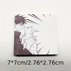 Anime Sticky Notes Memo Pads Cartoon Square Tearable N Times Sticky Message Pad