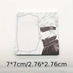 Anime Sticky Notes Memo Pads Cartoon Square Tearable N Times Sticky Message Pad