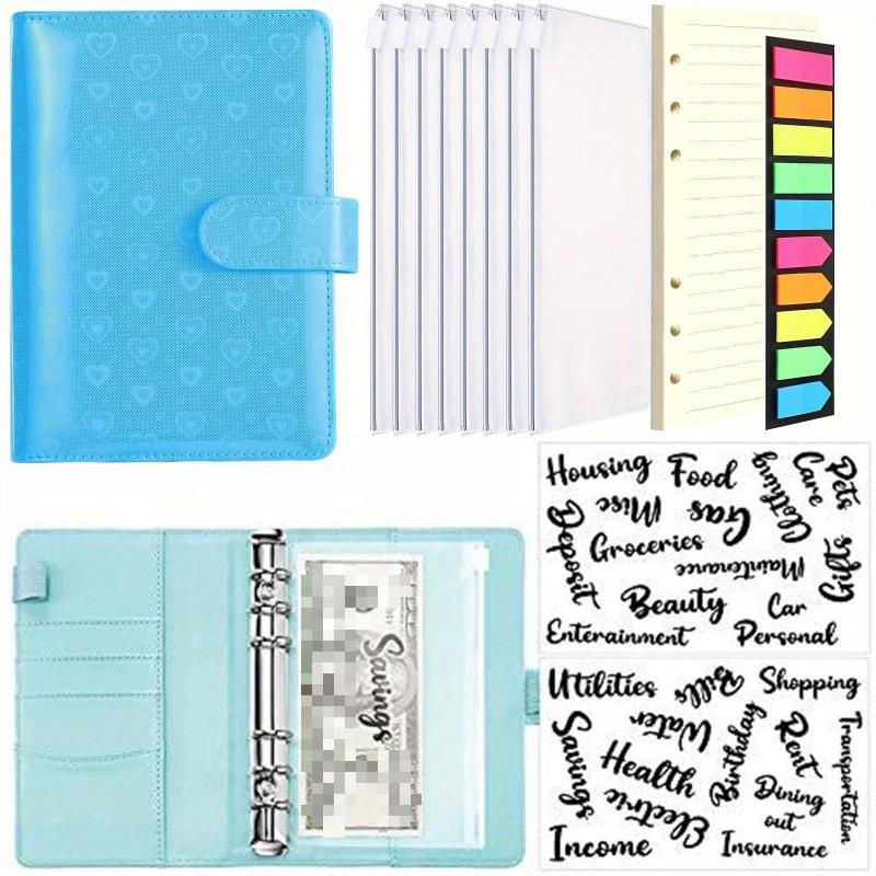 Heart Pattern Budget Binder with Cash Envelopes